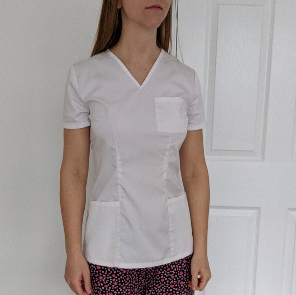 Jaanuu Women's Scrub Top Feminine Scrubs figs